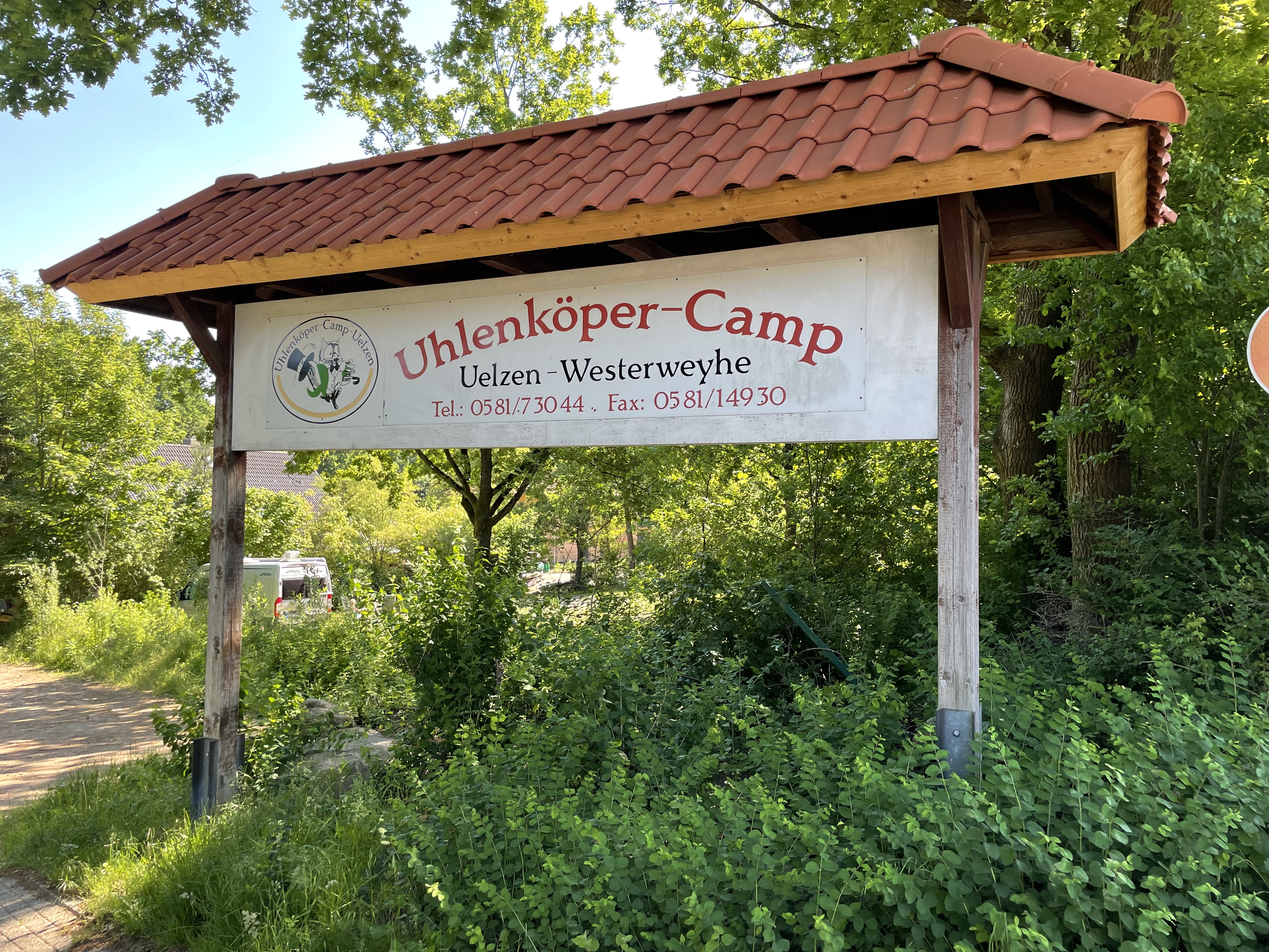 Eingang zum Uhlenköper-Camp
